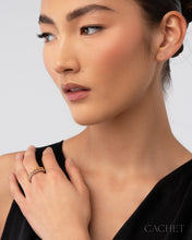 Load image into Gallery viewer, Tendance - 18K Gold/Rhodium Plated - Cachet