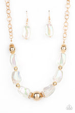 Load image into Gallery viewer, Iridescently Ice Queen - Gold Necklace