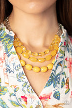 Load image into Gallery viewer, Tropical Hideaway - Yellow Necklace Set