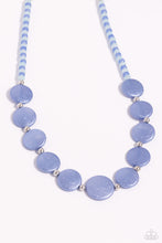 Load image into Gallery viewer, Brushed in a scratched finish, shiny Persian Jewel pearl discs alternate with silver beads as they link around the neck on a Summer Song and Persian Jewel beaded strand for a refined statement. Features an adjustable clasp closure. Sold as one individual necklace. Includes one pair of matching earrings.