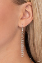 Load image into Gallery viewer, Dangling from an extended dainty silver chain, an oversized orange-painted basketball pendant features the phrase "My Heart is on that Court" in all caps and black lettering as it wraps around the ball. Red-painted hearts separate "My heart is" from "on that Court" for a sport-loving-inspired finish. Features an adjustable clasp closure. Sold as one individual necklace. Includes one pair of matching earrings.