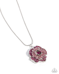 Blossoming & Bewitching Belle - Necklace Set Pink