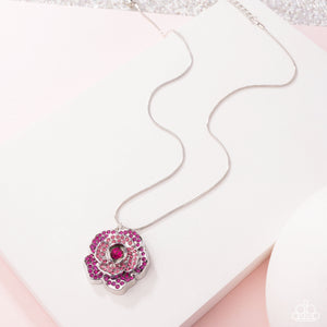 Blossoming & Bewitching Belle - Necklace Set Pink