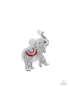 Elephant Embrace - Red