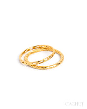 Load image into Gallery viewer, Trace d’Or - 18K Gold Plated Ring Stack - Cachet
