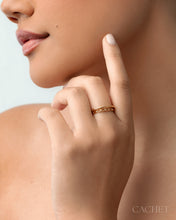 Load image into Gallery viewer, Trace d’Or - 18K Gold Plated Ring Stack - Cachet

