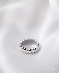 Cadence - Rhodium Plated - Cachet