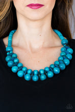 Load image into Gallery viewer, Caribbean Cover Girl - Purple Wood Necklace
