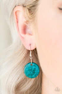 Barbados Bopper - Blue Wood Necklace