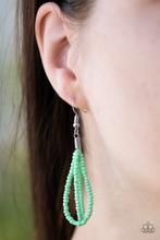 Load image into Gallery viewer, Brazilian Brilliance - Silver Braided Seed Bead Necklace
