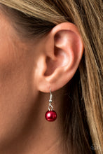 Load image into Gallery viewer, Battle of the Bombshells - Red Pearls Necklace
