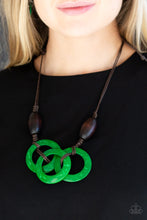 Load image into Gallery viewer, Bahama Drama - Pink Wood Necklace
