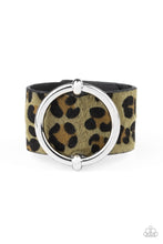 Load image into Gallery viewer, Asking FUR Trouble - Green Cheetah Bracelet
