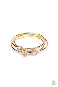 Be All You Can BEDAZZLE - Gold Bangle Bracelet