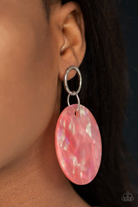 Beach Bliss - Blue Acrylic Earrings