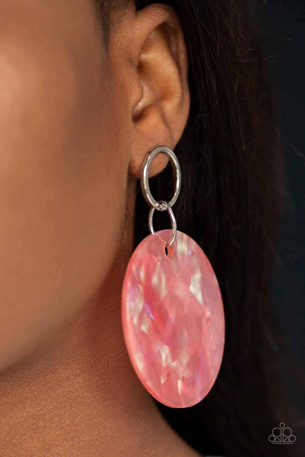 Beach Bliss - Orange Acrylic Earrings