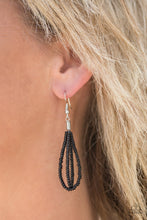 Load image into Gallery viewer, Brazilian Brilliance - Silver Braided Seed Bead Necklace
