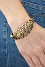 Load image into Gallery viewer, Airy Asymmetry - Rose Gold Hinged Bracelet
