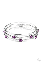 Load image into Gallery viewer, Bangle Belle - Purple Bangle Bracelets
