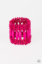 Load image into Gallery viewer, Barbados Beach Club - Blue Wood Bracelet
