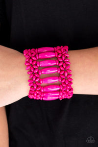 Barbados Beach Club - Blue Wood Bracelet