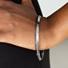 Load image into Gallery viewer, Aim Higher - Silver Bangle Bracelet
