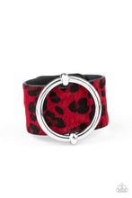 Load image into Gallery viewer, Asking FUR Trouble - Red Cheetah Bracelet

