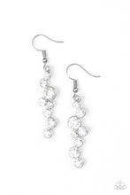 Load image into Gallery viewer, Milky Way Magnificence - White Rhinestone Earrings
