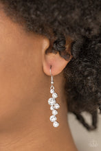 Load image into Gallery viewer, Milky Way Magnificence - White Rhinestone Earrings

