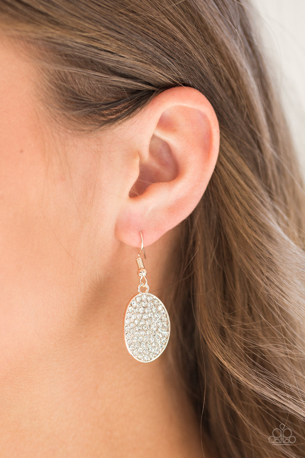 All Dazzle - Rose Gold Rhinestone Earrings