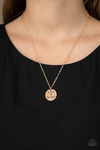 America The Beautiful - Gold Inspiration Necklace