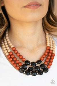 Beach Bauble - Multi Color Necklace
