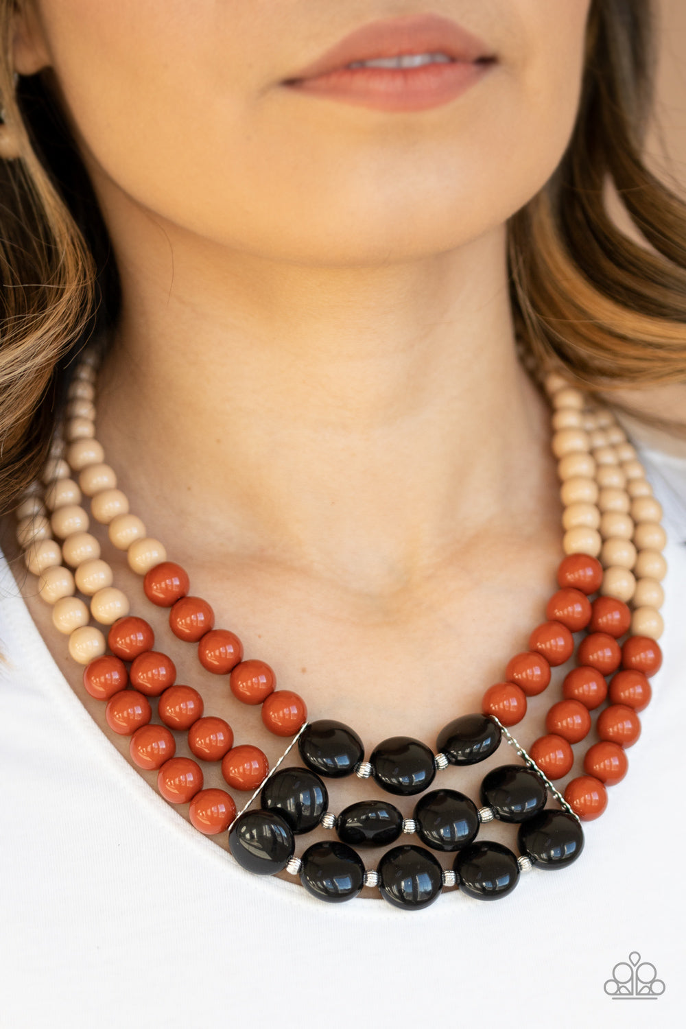 Beach Bauble - Multi Color Necklace
