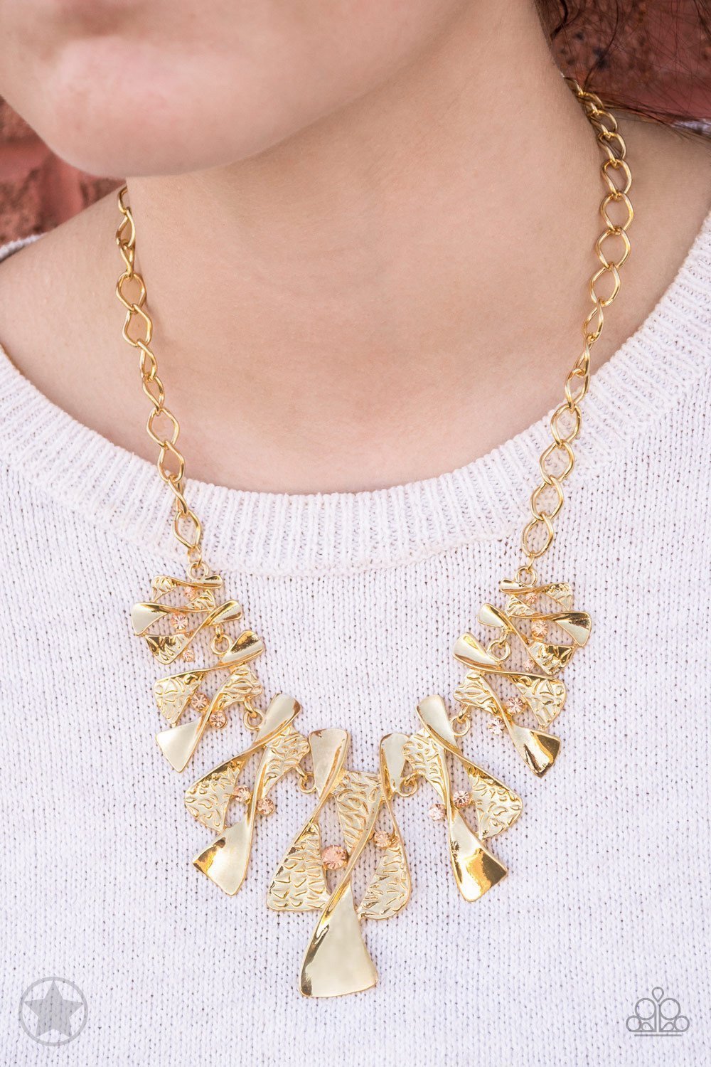 The Sands of Time Necklace - Gold