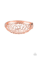 Load image into Gallery viewer, Airy Asymmetry - Rose Gold Hinged Bracelet
