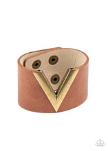 Load image into Gallery viewer, Paparazzi Accessories Claws Out - Brown Wrap Bracelet
