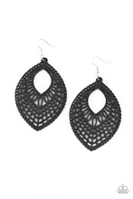Load image into Gallery viewer, Paparazzi Accessories One Beach At A Time - Black Earrings
