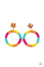 Load image into Gallery viewer, Be All You Can BEAD - Multi Color Seed Bead Earrings
