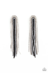 Paparazzi Accessories Let There BEAD Light - Black Earrings