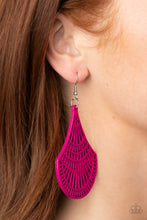 Load image into Gallery viewer, Paparazzi Accessories Tropical Tempest - Pink Earrings
