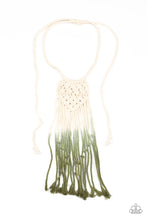 Load image into Gallery viewer, Surfin The Net - Green Necklace
