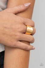 Load image into Gallery viewer, Paparazzi Accessories Check Your Reflection - Gold Rings
