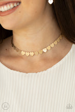 Load image into Gallery viewer, Paparazzi Accessories Playing HEART To Get - Gold Necklace
