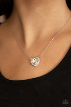 Load image into Gallery viewer, Paparazzi Accessories Out of the GLITTERY-ness of Your Heart - White Necklace
