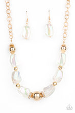 Load image into Gallery viewer, Iridescently Ice Queen - Gold Necklace
