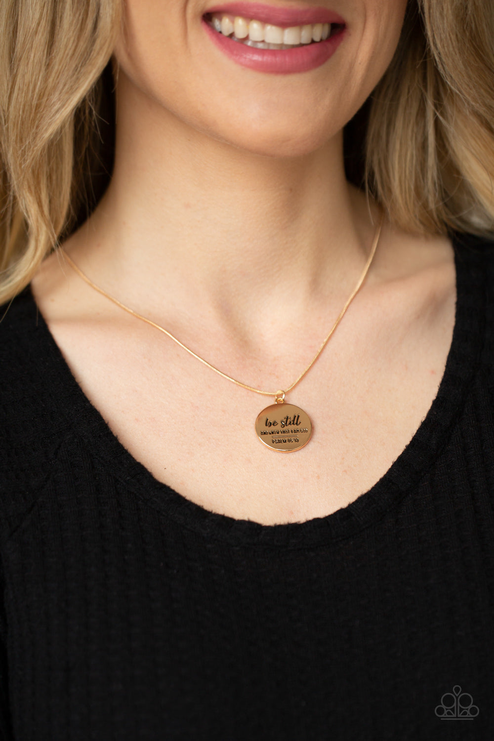 Be Still - Gold Inspiration Necklace