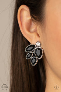 Fancy Foliage - Black Clip On