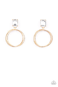 Prismatic Perfection - Gold Earrings