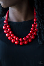 Load image into Gallery viewer, Caribbean Cover Girl - Purple Wood Necklace
