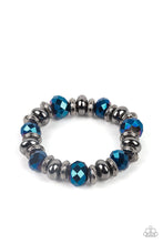 Load image into Gallery viewer, Interstellar Influencer - Blue Metallic Necklace Set

